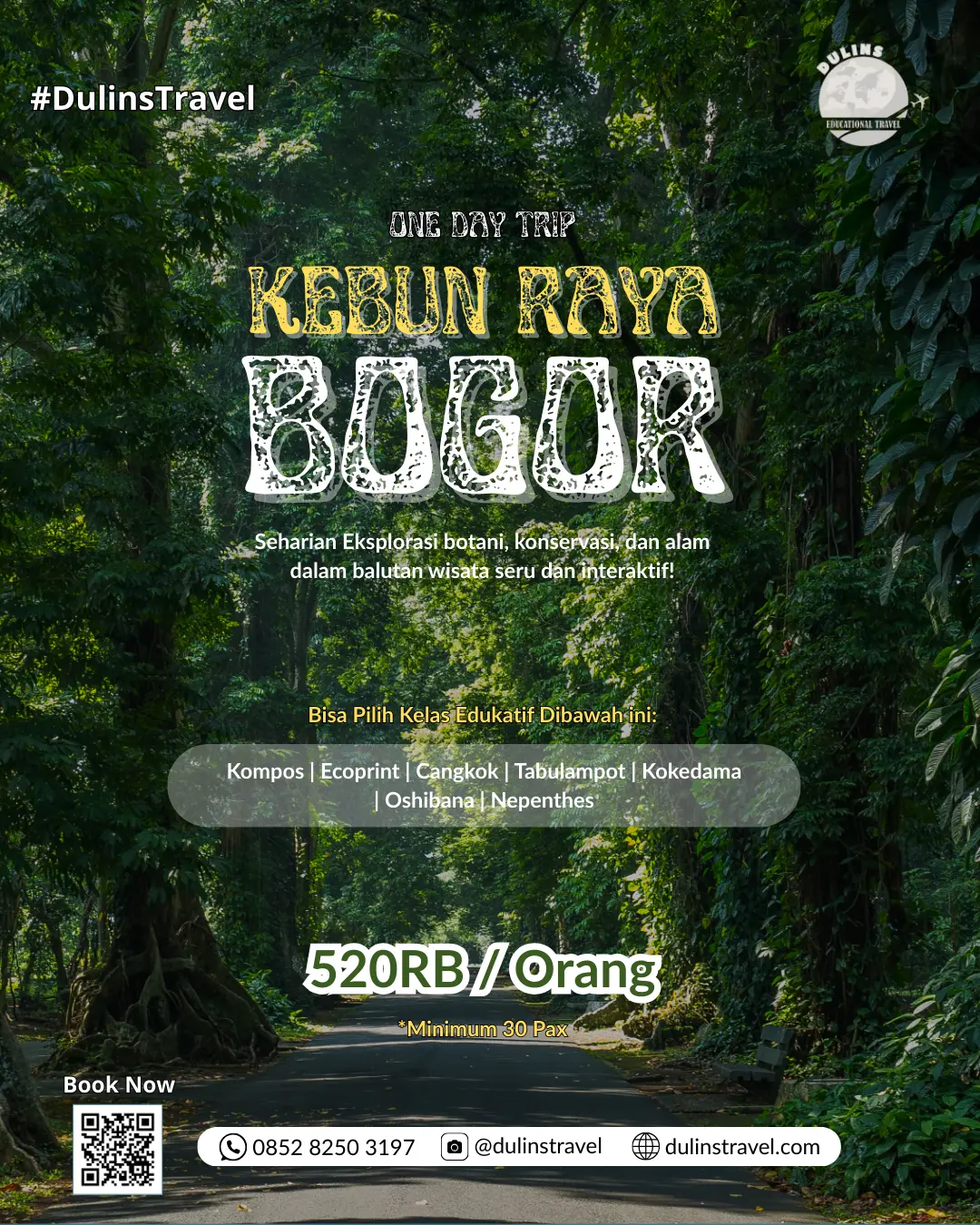 Education Tour Kebun Raya Bogor Dulins Travel