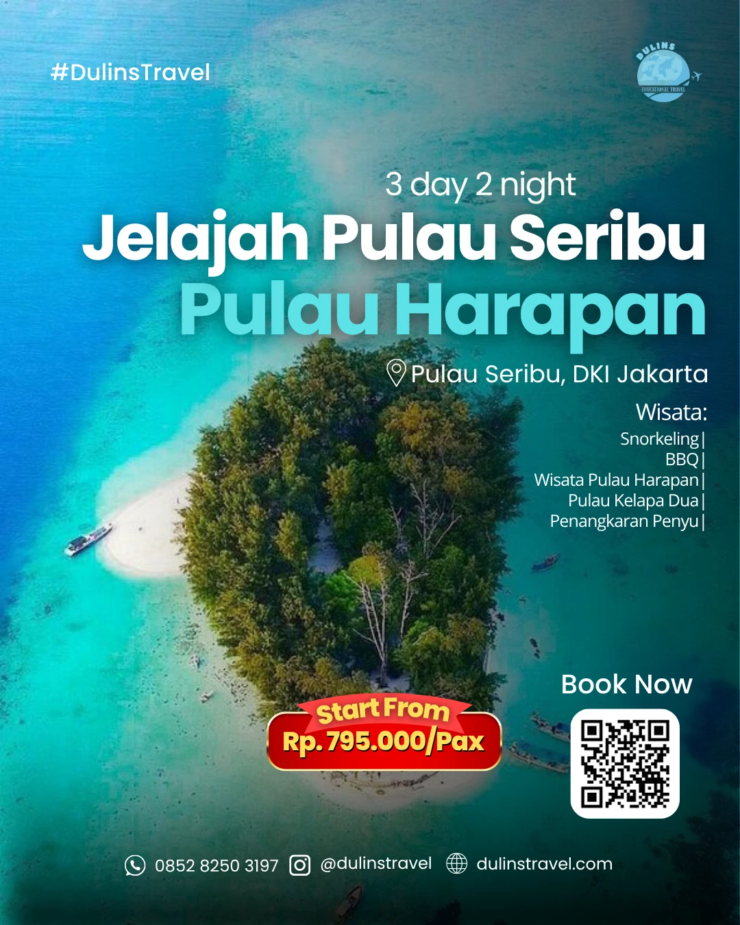 Promo Paket Wisata Pulau Harapan 3D2N Dulins Travel