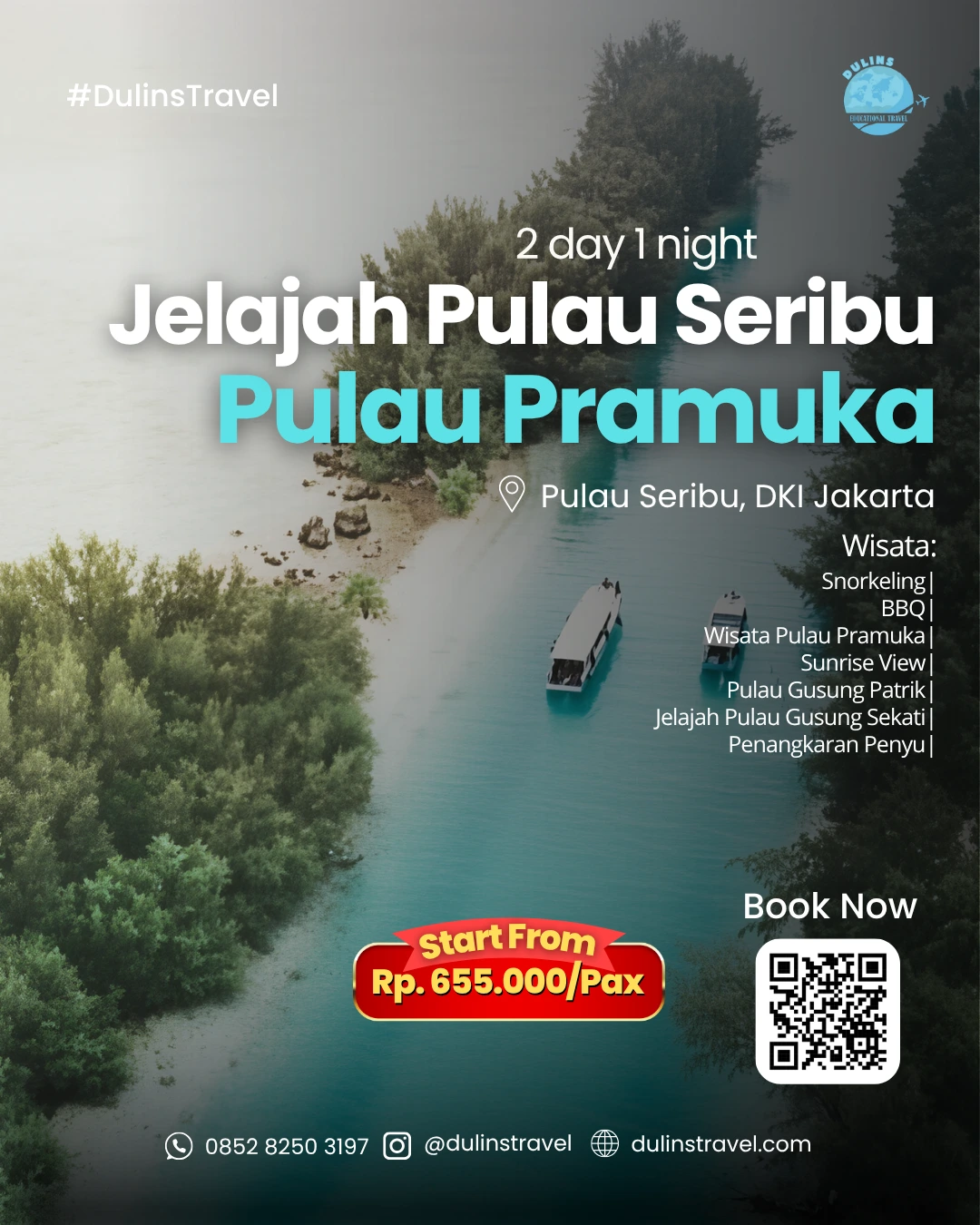 Promo Paket Wisata Pulau Pramuka Dulins Travel
