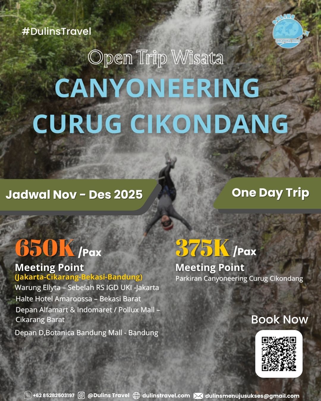 wisata canyonering curug Cikondang
